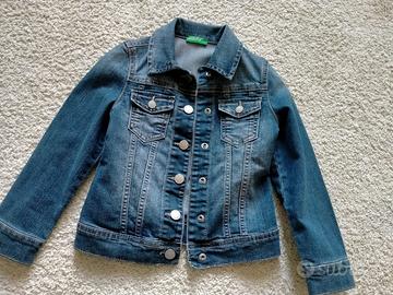 giubbotto in jeans Benetton bambina 4 5 anni Abbigliamento e Accessori In vendita a Vercelli