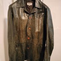 GIACCA/CAPPOTTO CORTO VINTAGE VERA PELLE tg.M