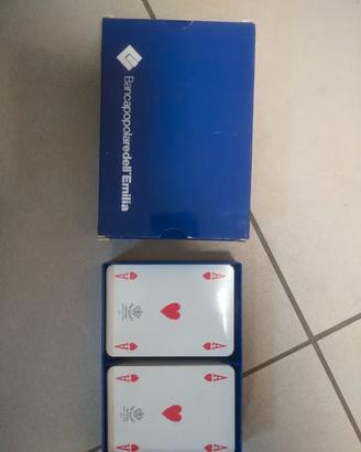 Set 2 mazzi carte da gioco.  Dal Negro – Banca Pop