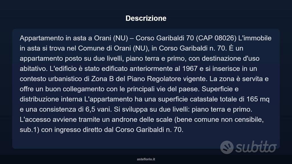 Appartamento – Orane/Orani, Nuoro - Vista 5