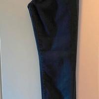 Pantalone jeans SPORTMAX blu con fascia in nero