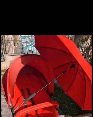 passeggino stokke rosso 