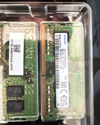 Ram  notebook samsung