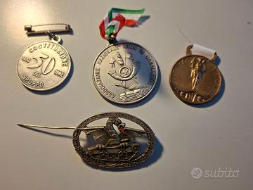 Lotto n. 4 medaglie militari