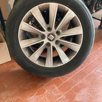 Cerchi in lega e gomme Seat 205/55-16, 5x112