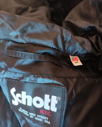 Piumino Schott originale uomo lungo