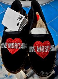 San Valentino Moschino Love 38 scarpe cuore brilla