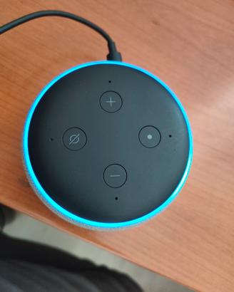 Alexa Echo dot Amazon nero e grigio 