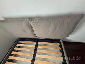 Letto 140x200 Gressvik grigio melange