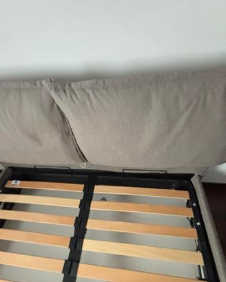 Letto 140x200 Gressvik grigio melange