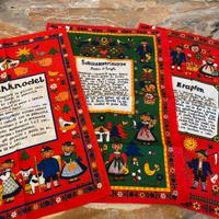 Strofinacci cucina vintage M.J. Maurey