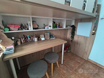 Cameretta letto a soppalco