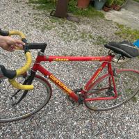 bici da corsa rossa