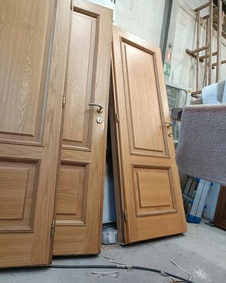 porte interne in rovere massello 