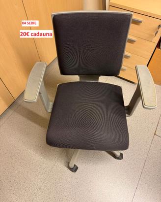 Sedie da ufficio usate in buono stato 3/3