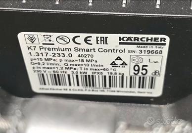 Idropulitrice Kärcher K7 Premium Smart Control
