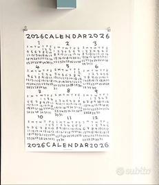 Calendario 2026 Aona Hayashi Poster da muro