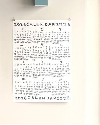 Calendario 2026 Aona Hayashi Poster da muro