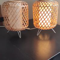 lampade da tavolo, abajeur Bambù ikea