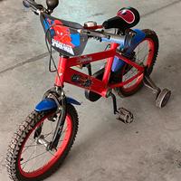 Bicicletta per Bambino Spiderman 16 pollici