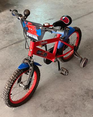 Bicicletta per Bambino Spiderman 16 pollici