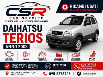 DAIHATSU TERIOS 1.3 BENZINA 2003 – RICAMBI USATI D