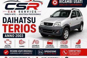 DAIHATSU TERIOS 1.3 BENZINA 2003 – RICAMBI USATI D