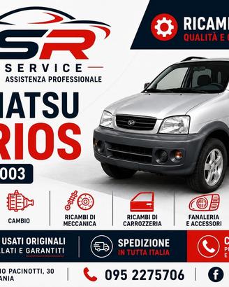 DAIHATSU TERIOS 1.3 BENZINA 2003 – RICAMBI USATI D