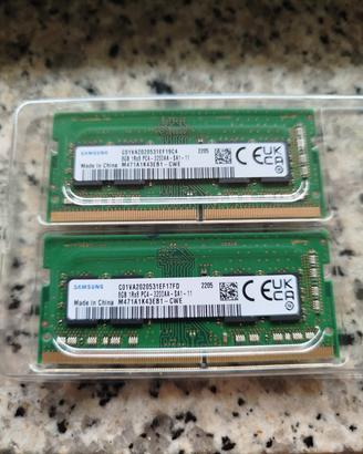 RAM samsung 16GB (8x2) DDR4 3200MHz