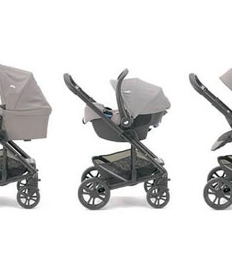 Trio JOIE Chrome (Navicella, Ovetto, Passeggino) +