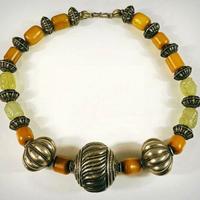 Collana etnica vintage fatta a mano