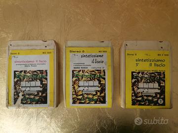 Lotto 3 cassette Stereo 8 vintage 