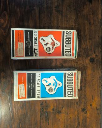 Subbuteo Squadre Milan e Sampdoria Vintage Anni 80