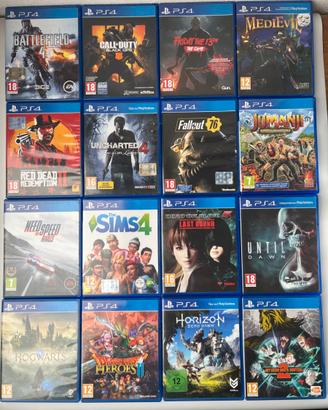 Vari giochi Sony PlayStation 4 (Descrizione)