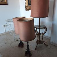 Set composto da 3 lampade con paralume