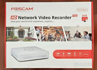 FOSCAM NVR FN7108HE VIDEOSORVEGLIANZA FULLHD 8 can