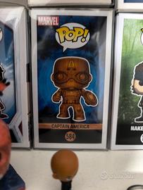 Funko pop! Capitan America wood texture