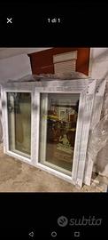 2 finestre in pvc bianche nuove 