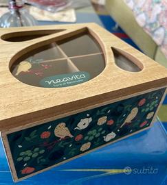 Cofanetto in legno per tisane Neavita