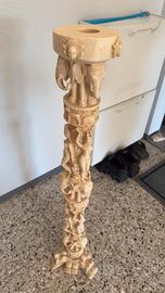 Colonna Portavasi in Pasta D’Avorio