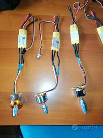 7 motore e 6 regolatore lipo 