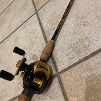 Daiwa Samurai Bass Sb602mhfr con mulinello