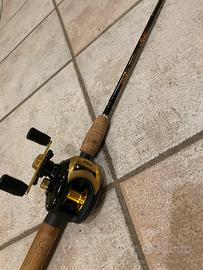 Daiwa Samurai Bass Sb602mhfr con mulinello