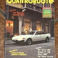 QUATTRORUOTE N. 278 Gennaio 1979 (originale)