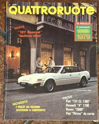 QUATTRORUOTE N. 278 Gennaio 1979 (originale)