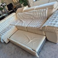 divano letto  con penisola 