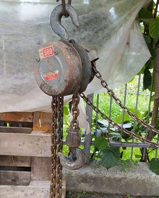 Paranco manuale a catena PHOLGOR K - 500 kg