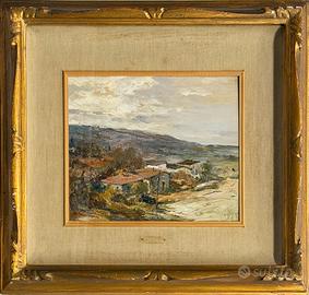 Aldo Affortunati pittore quadro olio Casolare