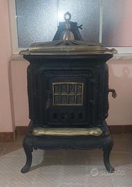 Stufa a legna, in ghisa, Parlor