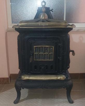 Stufa a legna, in ghisa, Parlor